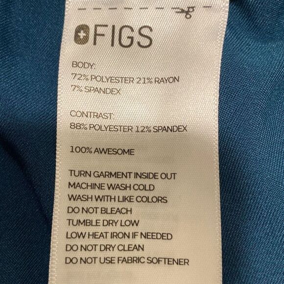 Figs scrubs, pants, size extra large ￼XL/T - Picture 8 of 8